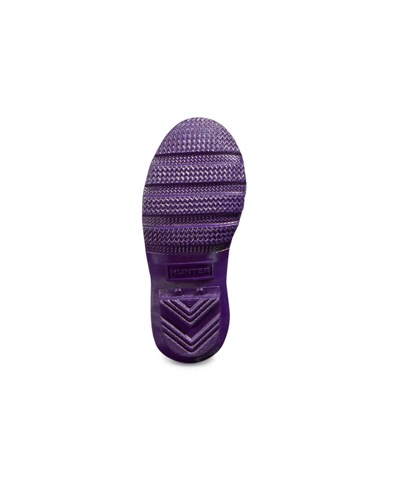 Hunter Original Little Kids Gloss Wellingtons in Cavendish Blue -2